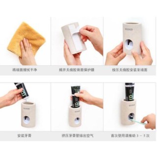Nhả kem đánh răng ecoco lúa mạch 1 ống