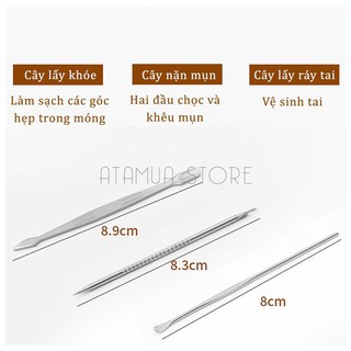 Bộ 12  Dụng Cụ Chăm Sóc Móng Tay đa năng