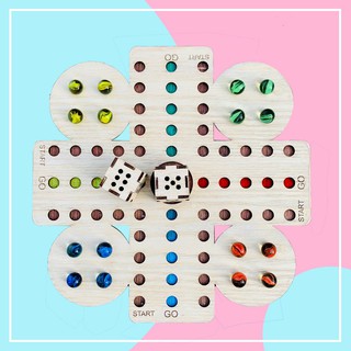 Board Game Gia Đình Cả Nhà Cùng Vui, Cờ Cá Ngựa Run Run Hấp Dẫn Bằng Gỗ Benrikids