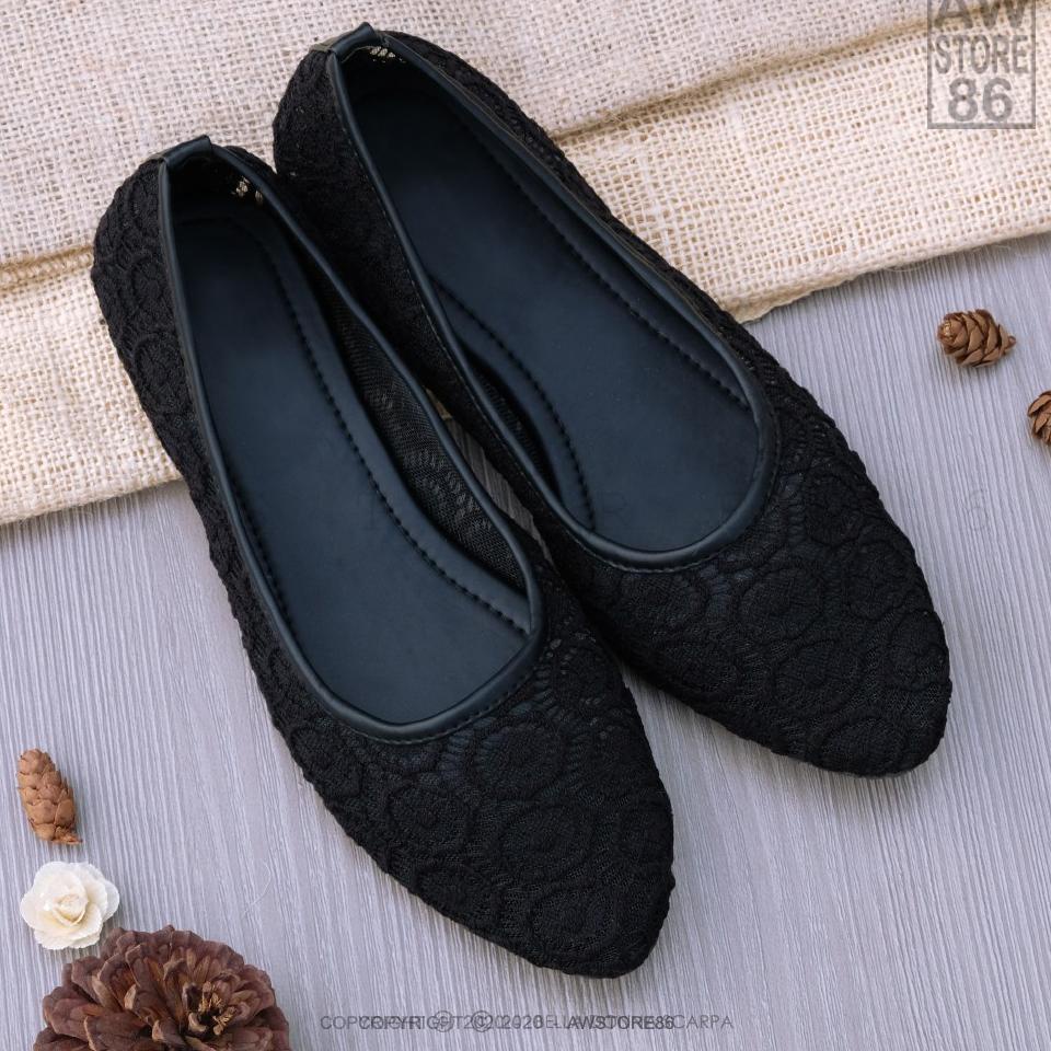 Tbs 7.7 Flathoes Brocade JESSIE FMD32 phụ nữ Ash Đen...,,......