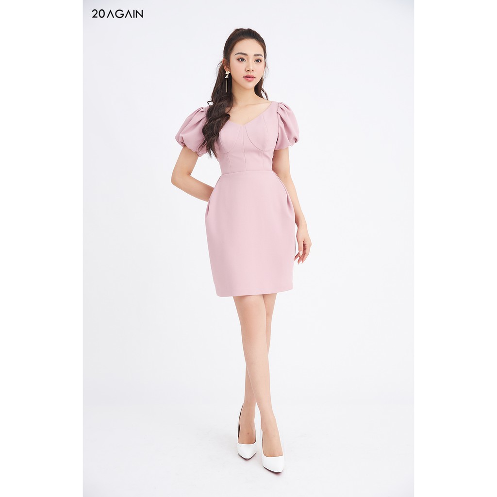 Đầm tay bồng dáng ôm 20AGAIN DOA1696