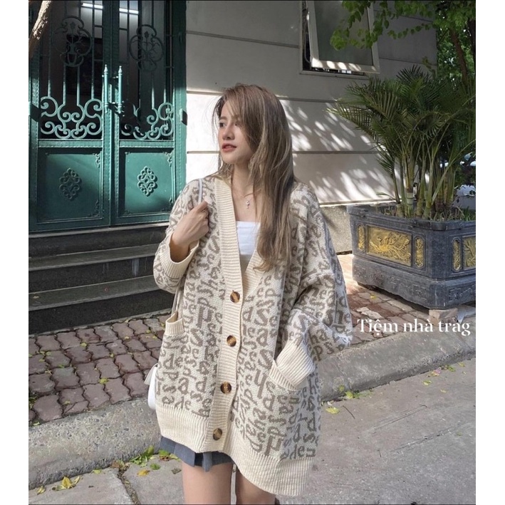 áo cardigan hoạ tiết len hàn loại 1 dáng dấu quần | BigBuy360 - bigbuy360.vn