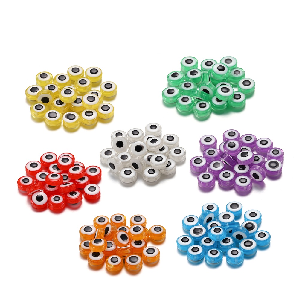 Set 50 hạt xâu chuỗi ST.KUNKKA hình oval dành cho làm đồ trang sức thủ công DIY