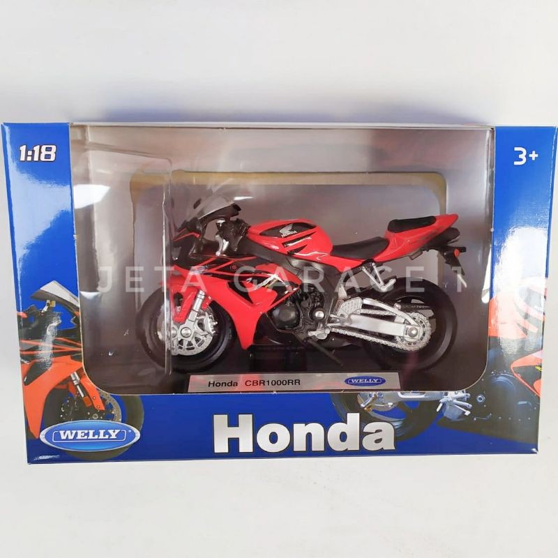 Mô Hình Xe Mô Tô Honda Cbr 1000r Tỉ Lệ 1: 18