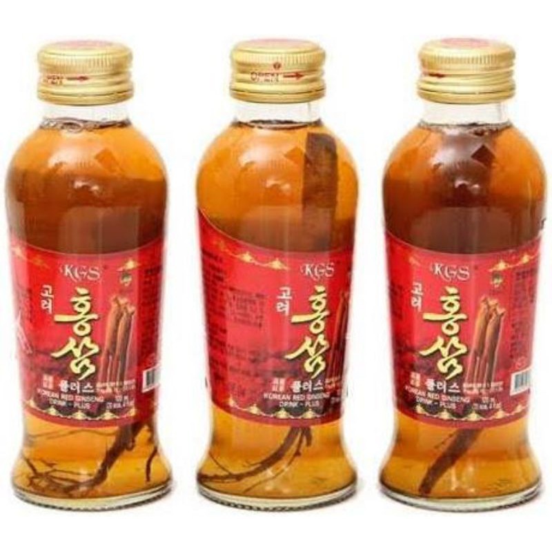 Nước uống hồng sâm có củ Hàn Quốc - chai 120ml