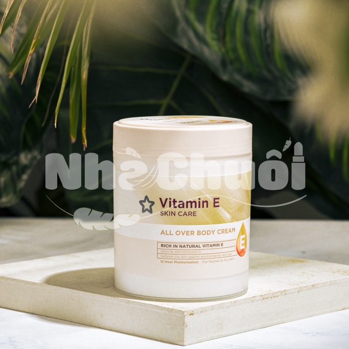 (Mã SRJU8405 giảm 50% tối đa 20K đơn 0Đ) Dưỡng thể toàn thân cấp ẩm Vitamin E sản xuất tại Anh