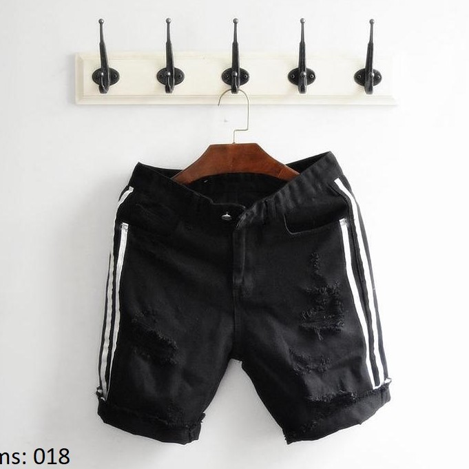 Quần short jeans đen nam rách | BigBuy360 - bigbuy360.vn