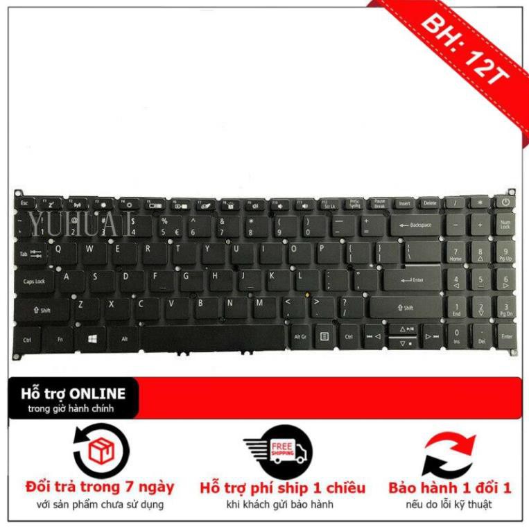 [BH12TH] (KEYBOARD) BÀN PHÍM LAPTOP ACER SF315 dùng cho Swift 3 SF315-51, SF315-51G, N17P4