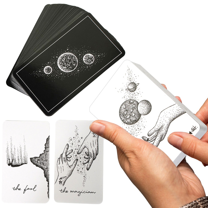 Bộ Thẻ Bài Tarot In Chữ Tiếng Anh Vui Nhộn Cho Gia Đình