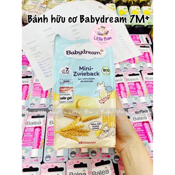 Bánh mì hữu cơ BABYDREAM Đức 100gr AIR 7M+_31.08.2022
