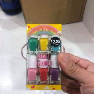 Set sơn móng tay Primark cho bé hàng Pháp