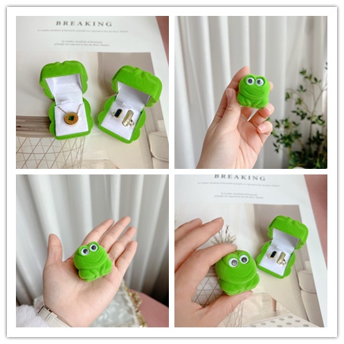 Hộp Đựng Trang Sức Hình Chú Ếch Hoạt Hình Dễ Thương