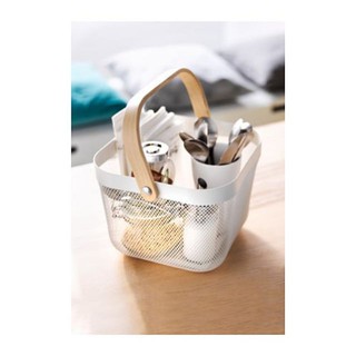 Rổ sắt quai gỗ RISATORP IKEA
