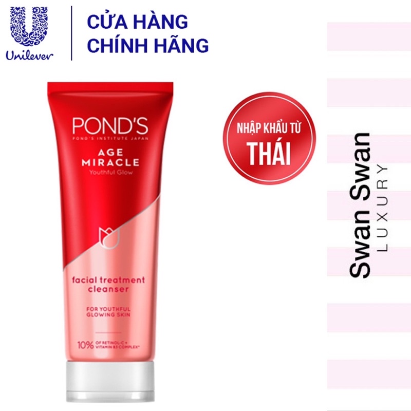 Sữa Rửa Mặt Ponds Age Miracle Lão Hoá 100g