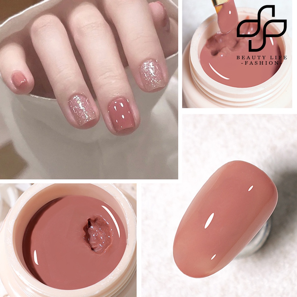 [Hàng mới về] Gel sơn móng tay khô nhanh màu đơn giản dung tích 5ml