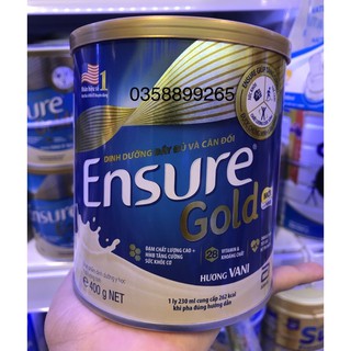Sữa bột ensure gold hmo hương vani 400g date 2022
