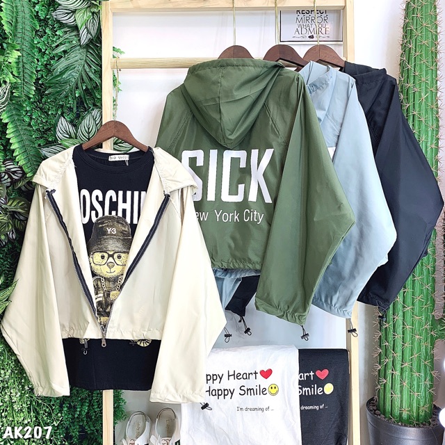 [ Mã FAMAYWA giảm 10K đơn 50K] 🔥𝐆𝐈𝐀́ 𝐒𝐈̉🔥207 Áo Khoác Dù Form Lửng Dù Ngoại Siêu Đẹp (Video,Hình Thật) | BigBuy360 - bigbuy360.vn