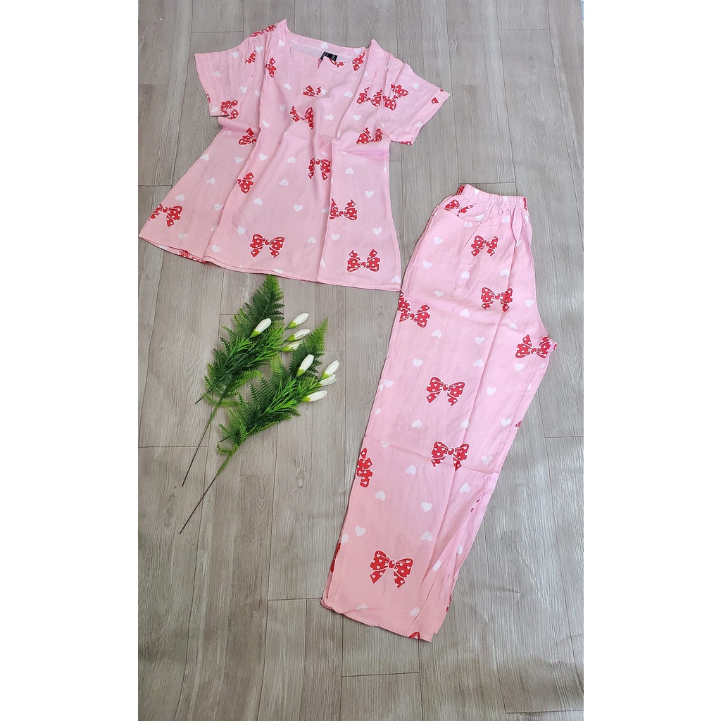 Bộ tôn dài 9 tấc cổ trụ dễ thương - size M(40-52kg)
