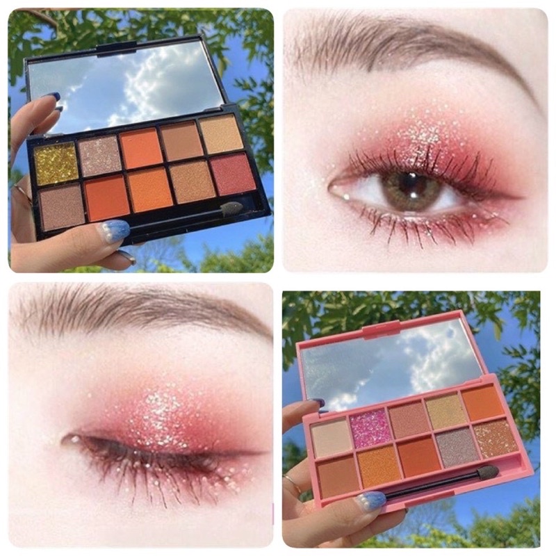 Bảng mắt kèm phấn má học sinh Color  [MÀU HOT]