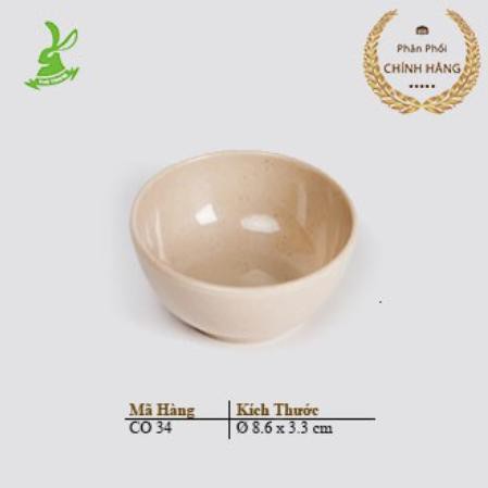 Chén Nước Chấm Các Loại Nhựa Melamine Cao Cấp Màu Nâu Bóng FATACO