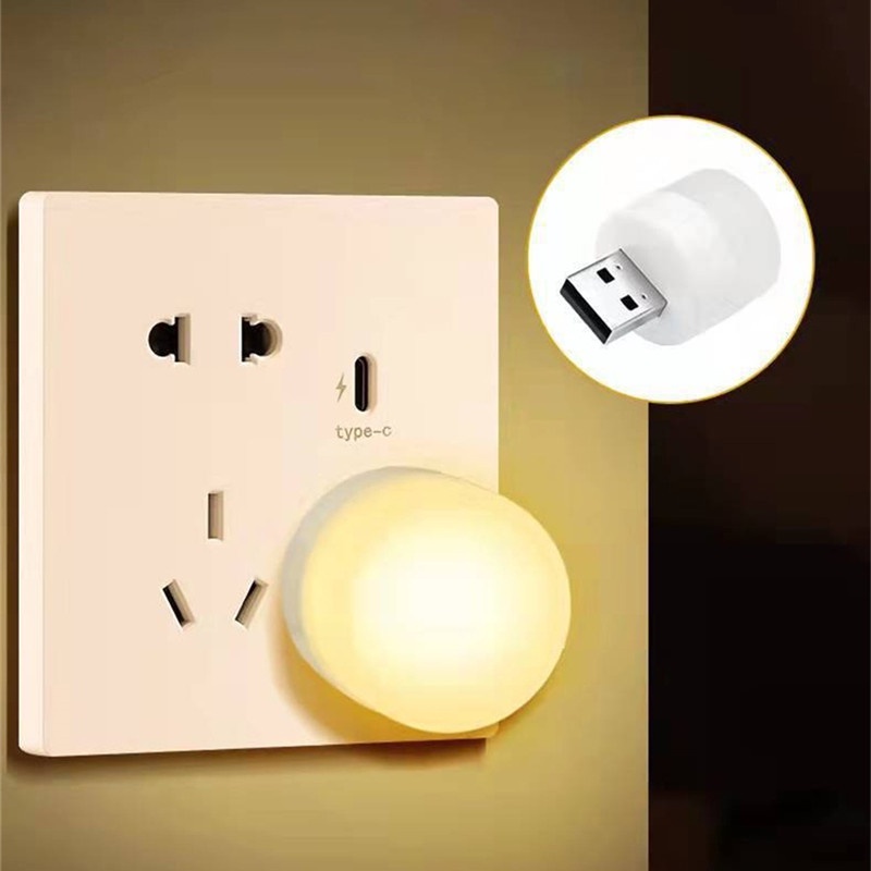 Đèn LED USB Mini Ánh Sáng Trắng Ấm Đa Ứng Dụng