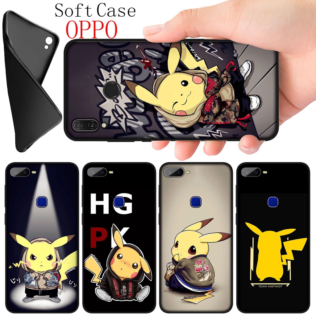Ốp điện thoại silicone TPU mềm in hình Pikachu Pokemon dễ thương cho Xiaomi Redmi Note 9S 5 9 Pro Max 9A 9C