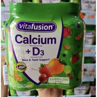 9/2024 Kẹo dẻo Calcium Vitafusion Gummy Vitamins 100 viên