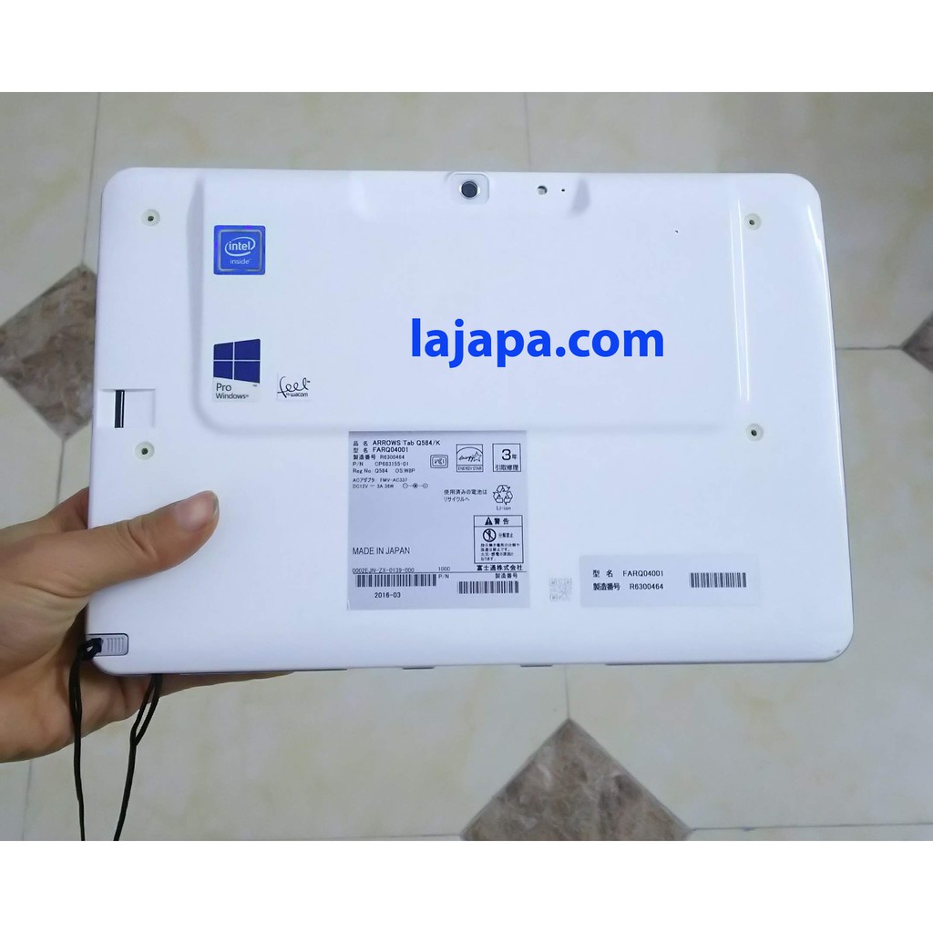 [Xả Kho 3 Ngày] Máy tính 2 trong 1 Màn Cảm Ứng 2K (2560x1440) Fujitsu Arrows Tab Q584 laptop re Laptop nhật bản LAJAPA | BigBuy360 - bigbuy360.vn