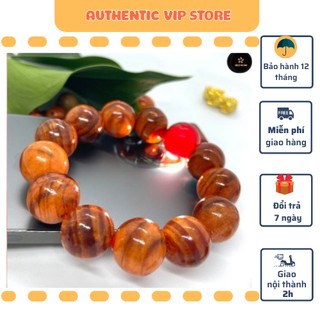 Vòng⚜️Vòng tay Huyết Long phong thủy trừ tà thấu quang tự nhiên 100%