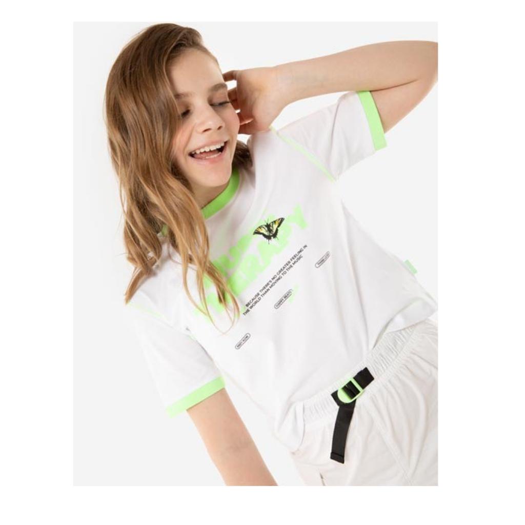 Áo phông Cộc Tay Áo Thun cho Bé Gái Hippo House Size Đại 25 – 60kg Dáng Croptop Chất Cotton Mềm Mịn