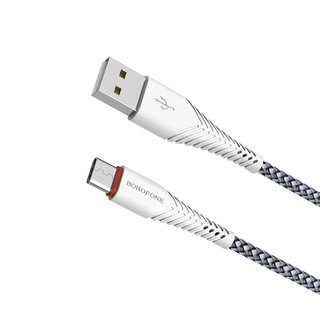 Cáp sạc BOROFONE BX25 (Type C) max đẹp, dù đan lưới