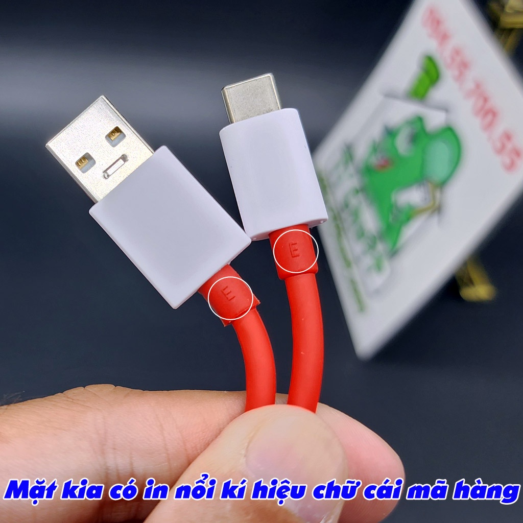 Cáp OnePlus Sạc Nhanh Warp Charge 6.5A 65W USB-A to Type-C ZIN 1m