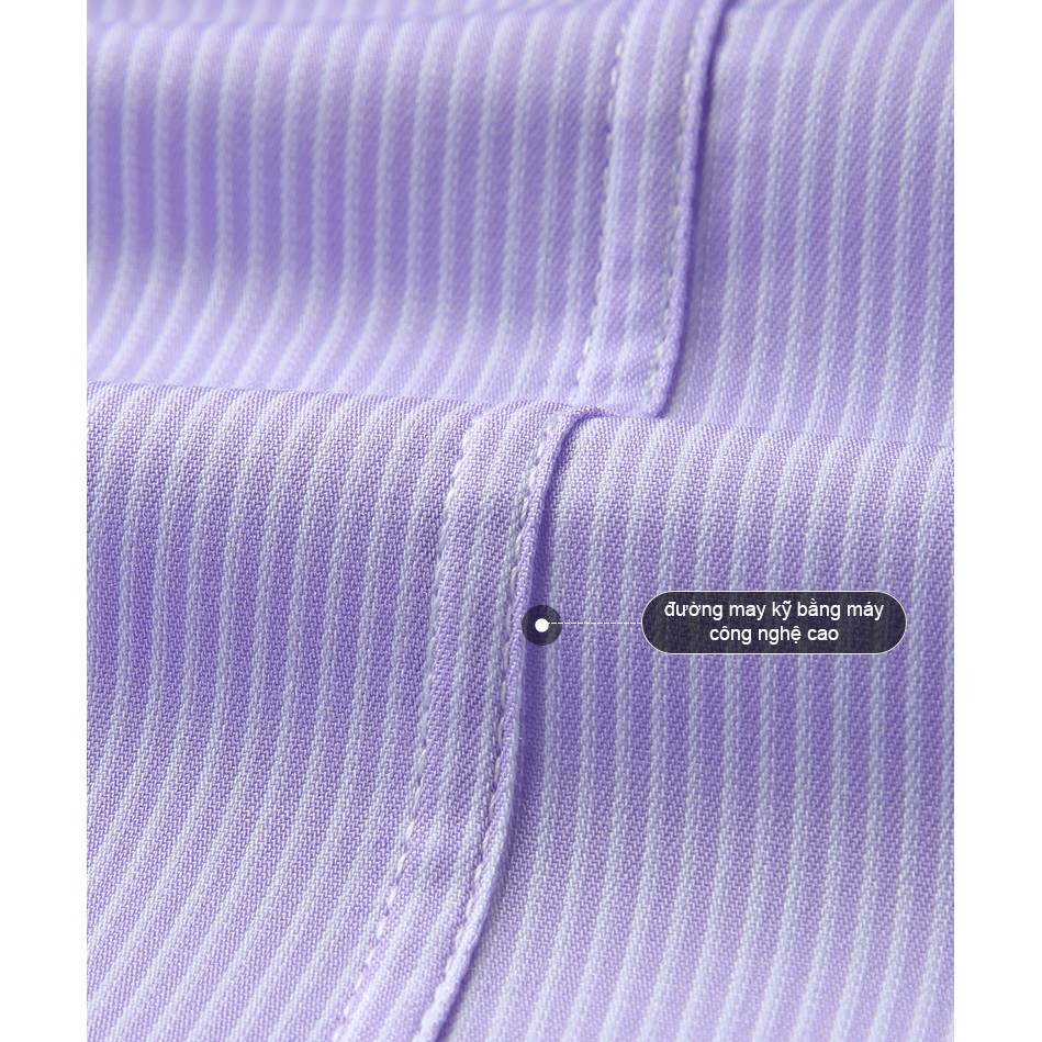 áo sơ mi nam ngắn tay sọc caro CAO CẤP form regular loại sơ mi công sở vải cotton đẹp ASHN40