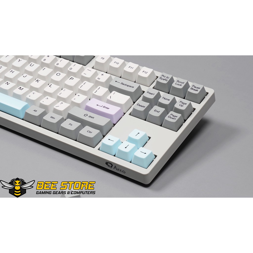 [Mã 155ELSALE giảm 7% đơn 300K] Bàn phím cơ AKKO 3087 Silent | Keycap PBT | 87 phím | Tặng kèm 18 keycap