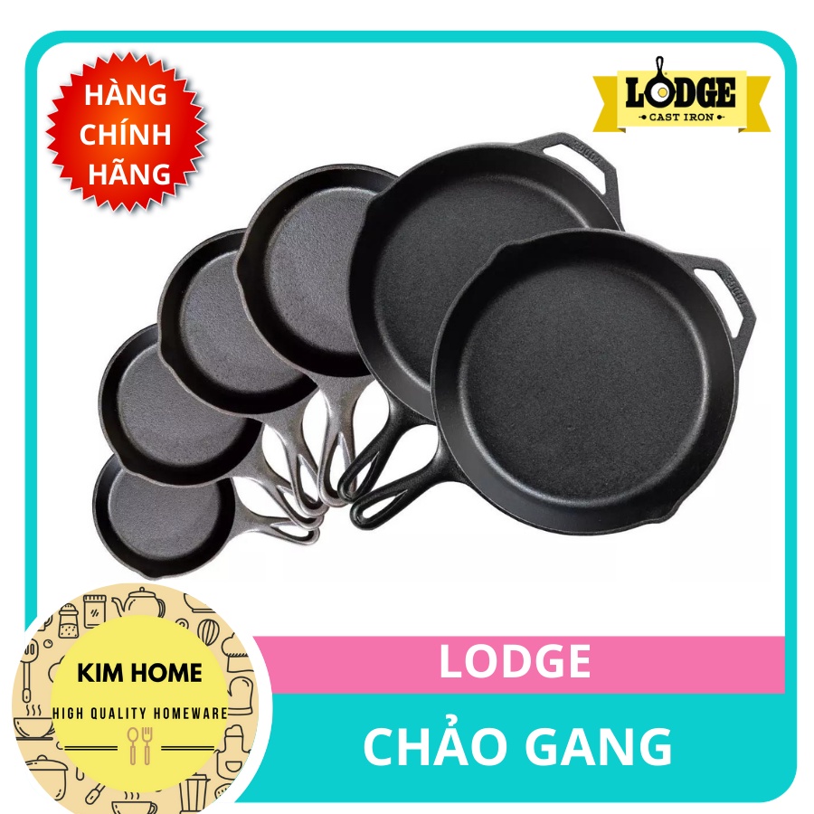 Lodge - Chảo Gang nguyên chất