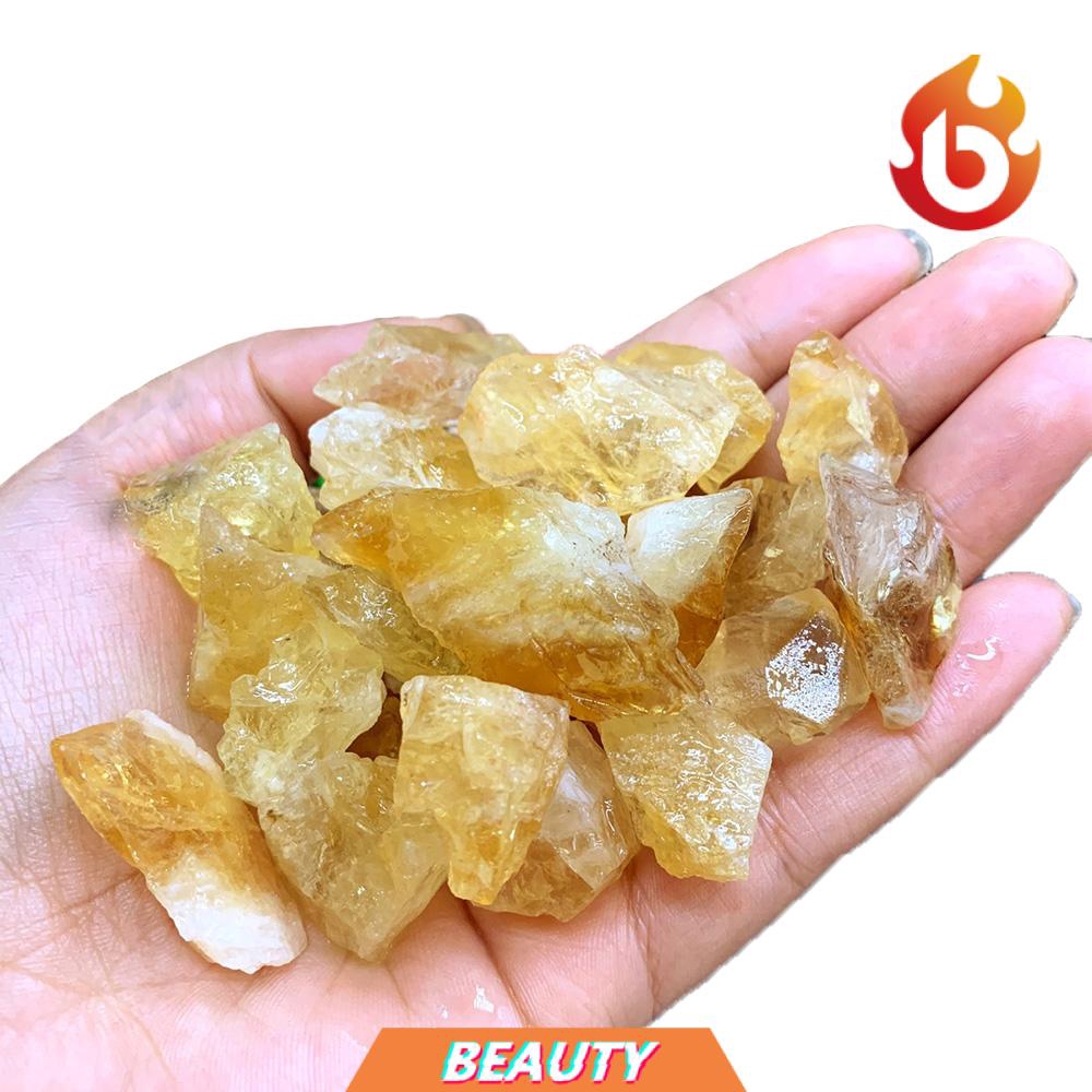 BEAUTY 50g Geography Teaching Sample|Raw|Home Decoration Natural Citrine Ore