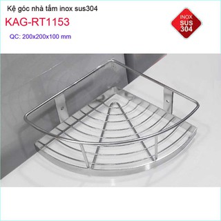 KỆ GÓC NHÀ TẮM INOX KAG-RT1153