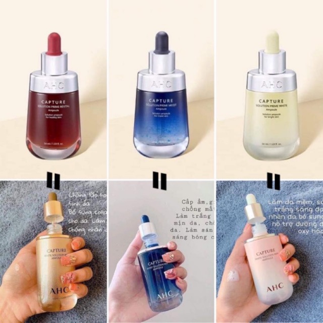 Tinh Chất dưỡng da AHC Capture Solution Max Ampoule