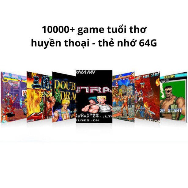 [Game stick 4K] Máy Chơi Game 4 Nút HDMI Không Dây Hơn 10000 Trò Chơi - Máy chơi game không dây thẻ nhớ 64G MG01 | BigBuy360 - bigbuy360.vn