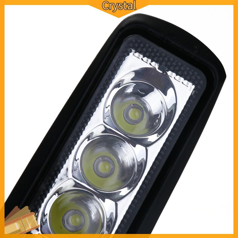 【☄】Universal Waterproof Single Row 6x3W LED Spot Light Bar Emergency Work Lamp-182483