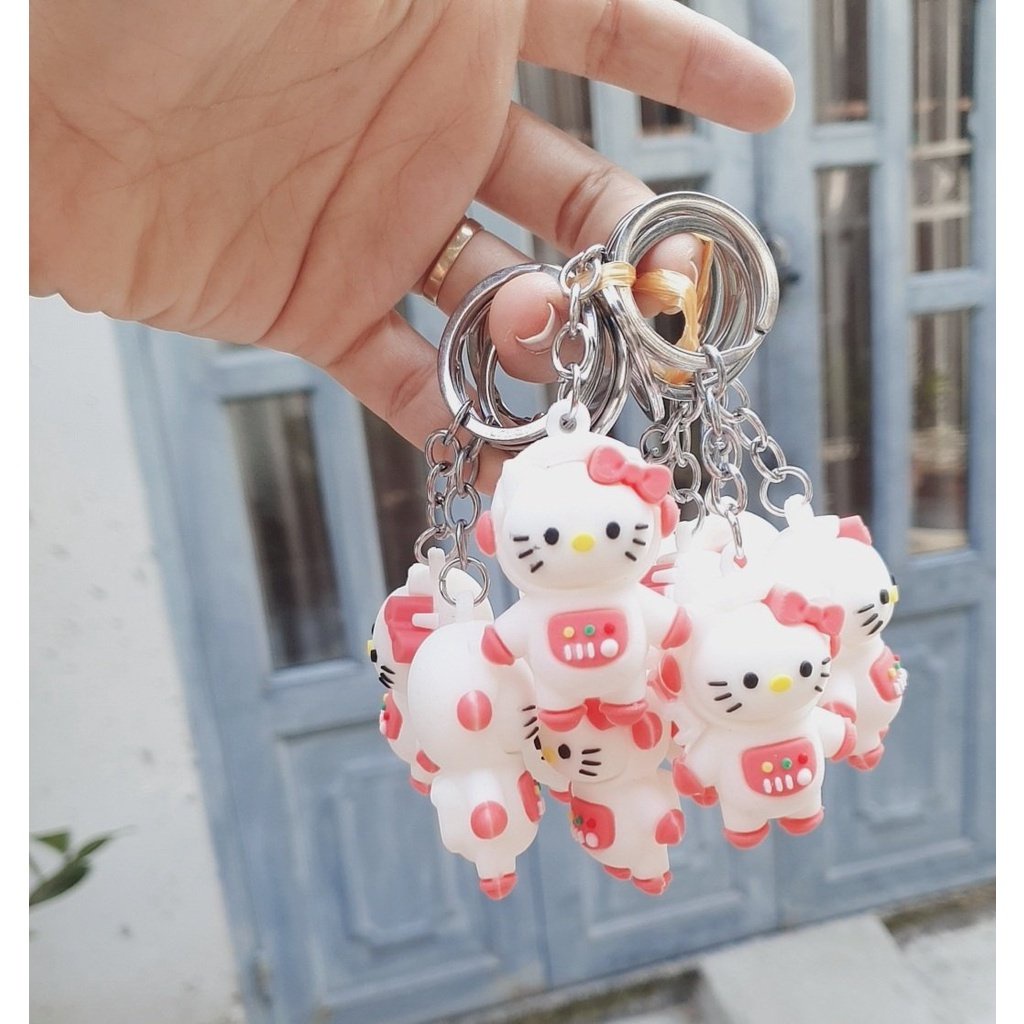 Móc chìa khóa silicon họa tiết hoạt hình siêu xinh siêu dễ thương