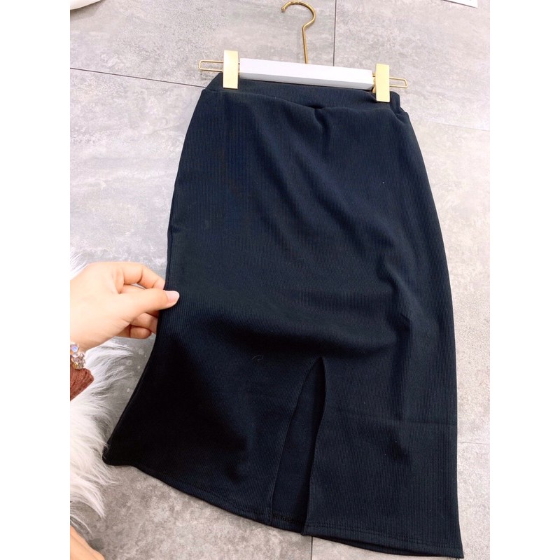 Chân Váy Bút Chì Len Zip Xẻ Sau | BigBuy360 - bigbuy360.vn