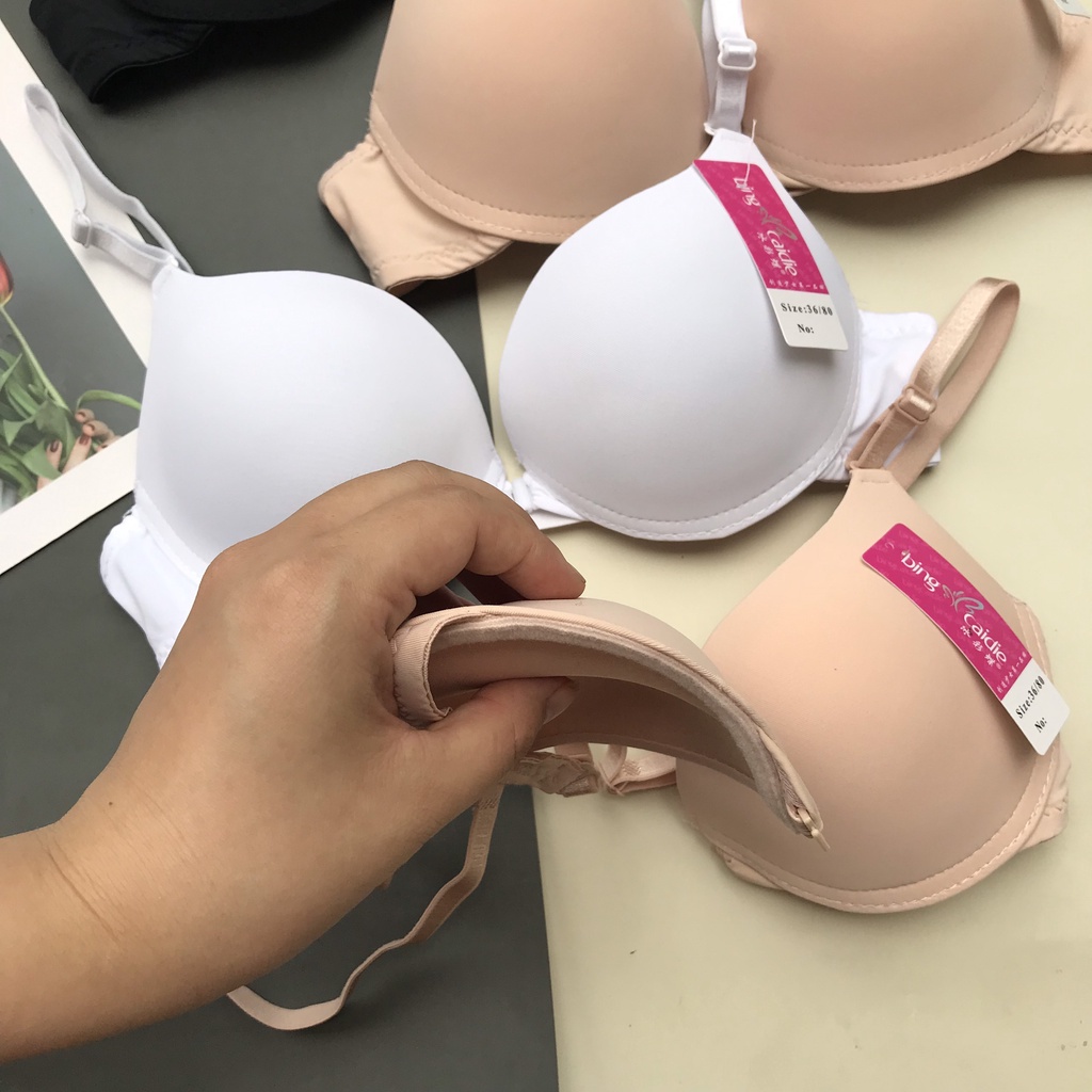 Áo Lót Nâng Ngực Cài Trước Tạo Khe Su Trơn YiOn Ùnderwear AST01
