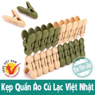 Set 20 chiếc kẹp phơi đồ nhựa Việt Nhật | Kẹp quần áo