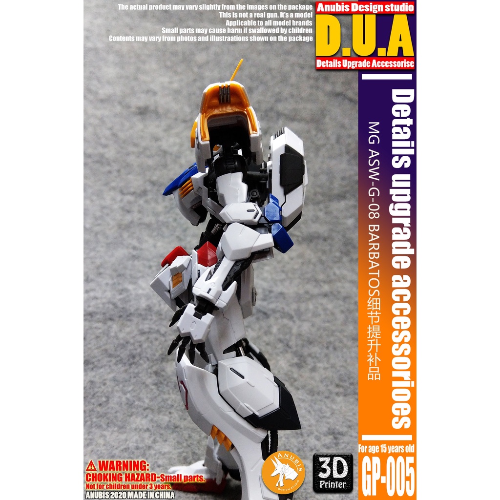 Phụ kiện mod ANUBIS - Chi tiết nhựa mô hình in 3D cho MG 1/100 IBO BARBATOS