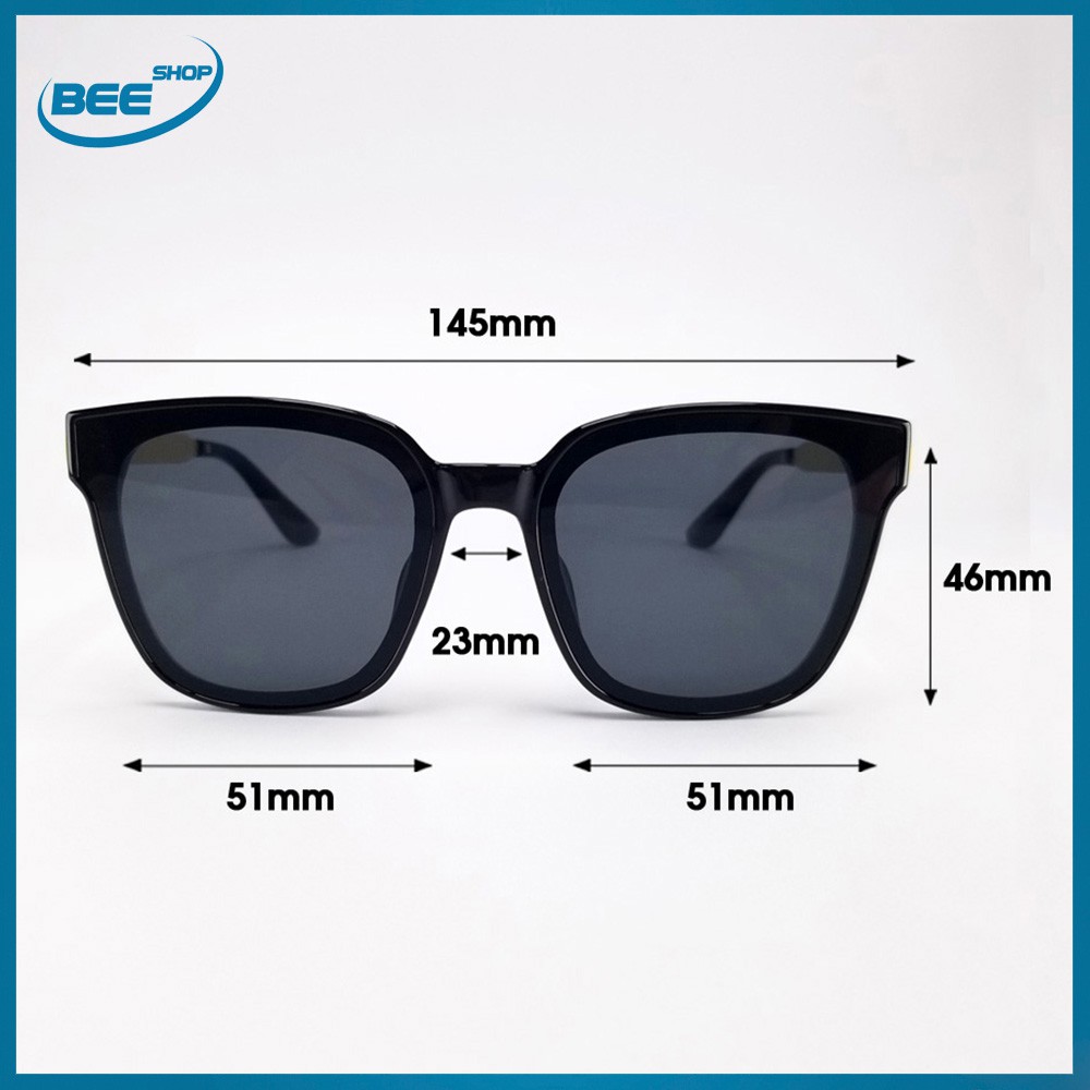 Mắt kính nữ - nam màu đen, nâu râm mát chống nắng, tia UV, Unisex 6035D - Form kính gọng kim loại ôm mặt - Giá sỉ | BigBuy360 - bigbuy360.vn