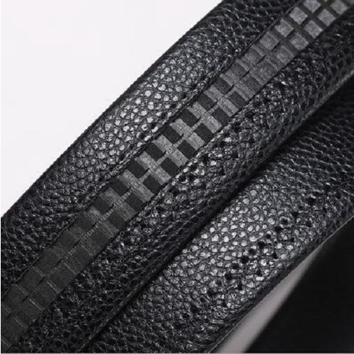 Dây thắt lưng da nam không mặt khoá dài 120cm rộng 3.5cm  thương hiệu Heika