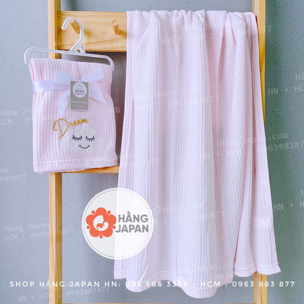 Chăn lưới BEBE Comfort (102*76cm) cao cấp dùng để đắp, ủ, quấn thoáng khí cho bé hàng chính hãng