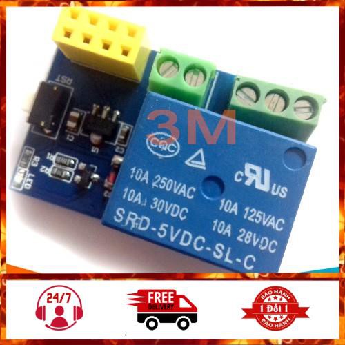 [NEW] Module Điều Khiển Relay 5-12VDC Bằng Wifi ESP8266 - 01