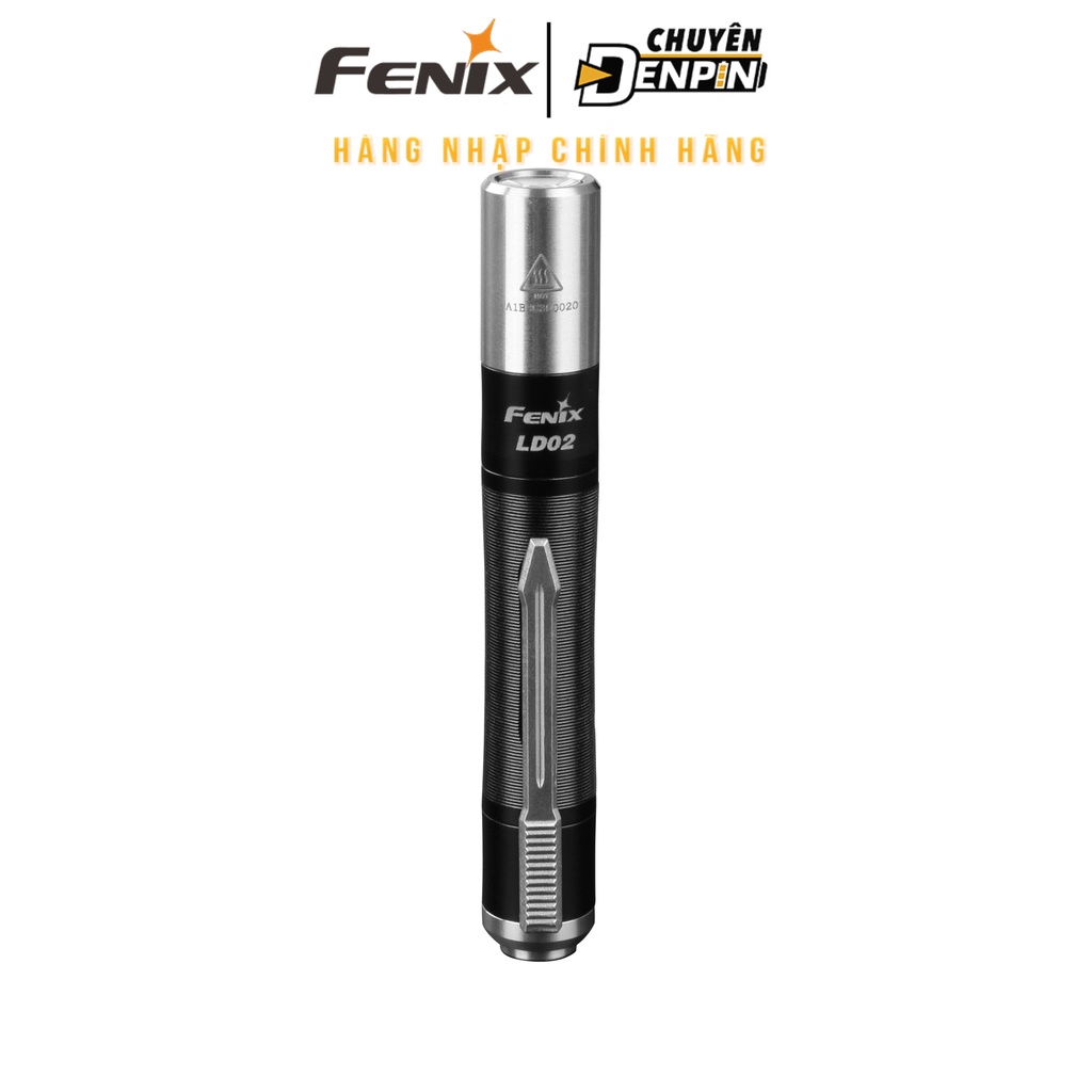 Đèn Pin làm việc Fenix LD02 V2.0 công suất 70 lumens, kèm đèn UV 200mW, dùng 1 pin AAA, kích thước nhỏ gọn.